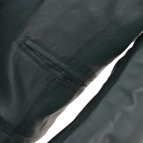 Leather Jacket Green : Alisa -The Bridge Store leather jacket green alisa p1122 4785 image