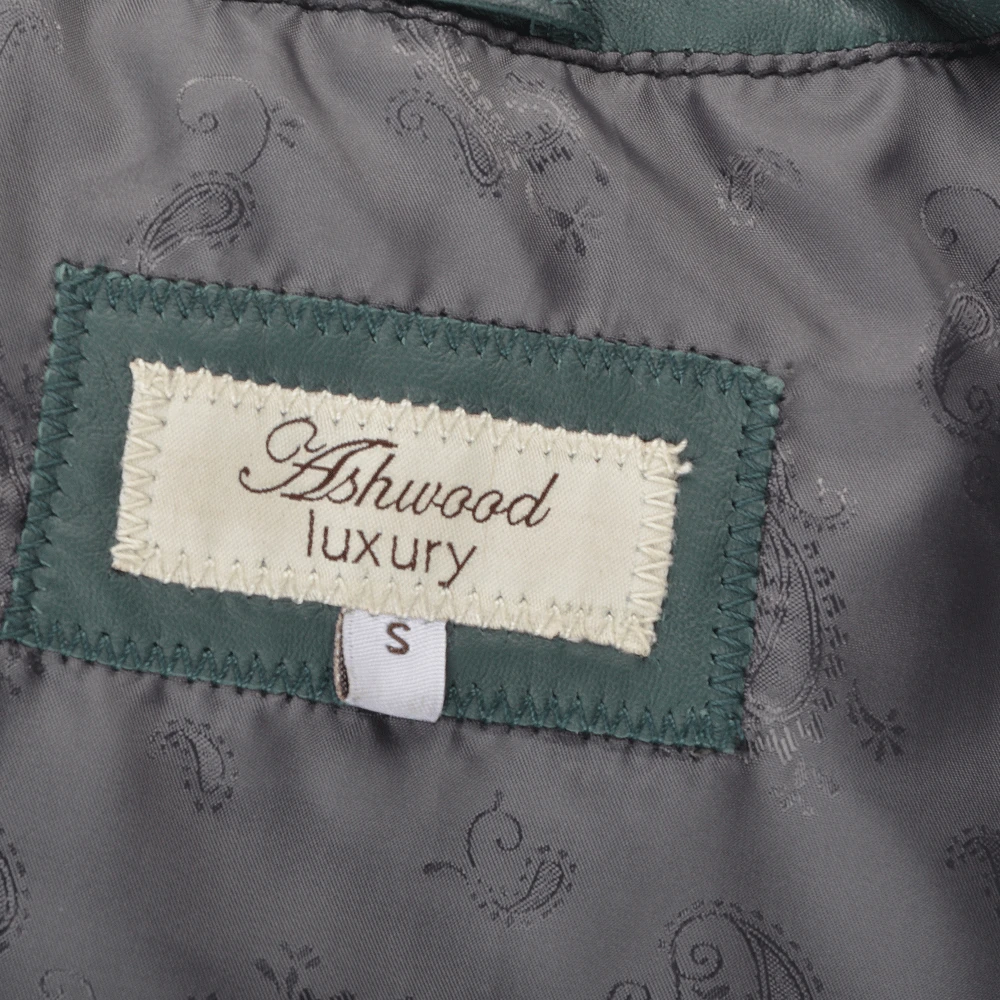 Leather Jacket Green : Alisa 7 Leather Jacket Green : Alisa - Image 5