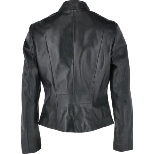 Leather Jacket Green : Eliana 8 Leather Jacket Green : Eliana -The Bridge Store leather jacket green eliana p2478 11423 image