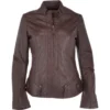 Leather Jacket Mid Brown/nap : Alana 1 Leather Jacket Mid Brown/nap : Alana -Default Template 2 leather jacket mid brown nap alana p3741 16174 image