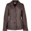 Leather Jacket Mid Brown/nap : Marabelle -Default Template 2 leather jacket mid brown nap marabelle p3735 16202 image