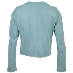 Leather Jacket Pale Blue : Alisa -Default Template 2 leather jacket pale blue alisa p1124 4799 image