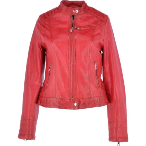 Leather Jacket Red : Essen
