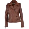 Leather Jacket Tan : Ruby -Default Template 2 leather jacket tan ruby p3203 14149 image