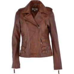 Leather Jacket Tan : Ruby