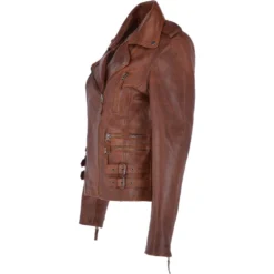 Leather Jacket Tan : Ruby -Default Template 2 leather jacket tan ruby p3203 14150 image