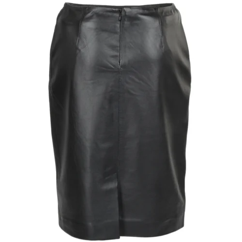 Leather Pencil Skirt Black : Linn 9 Leather Pencil Skirt Black : Linn -The Bridge Store leather pencil skirt black linn p1467 6484 image