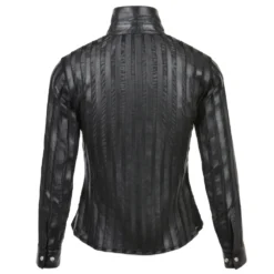 Leather Shirt Black : Alina -Default Template 2 leather shirt black alina p496 1894 image