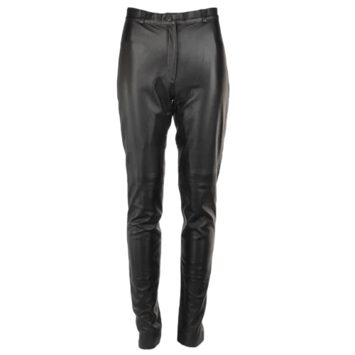 Leather Trousers Black : 766