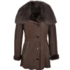 Long Hair Toscana Lapel Coat Brown : Toscwan -Default Template 2 long hair toscana lapel coat brown toscwan p877 3787 image