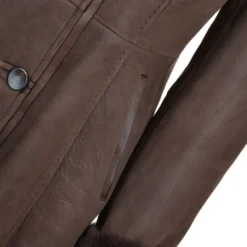 Long Hair Toscana Lapel Coat Brown : Toscwan -Default Template 2 long hair toscana lapel coat brown toscwan p877 3790 image