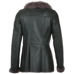 Long Haired Sheepskin Jacket Green : Elysia -Default Template 2 long haired sheepskin jacket green elysia p878 3794 image