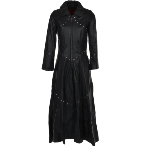 Long Length Gothic Coat Black : Willow