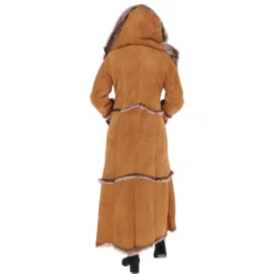 Long Length Sheepskin Coat Tan : Sophia 15 Long Length Sheepskin Coat Tan : Sophia -Default Template 2 long length sheepskin coat tan sophia p104 25051 image