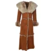 Long Length Sheepskin Coat Tan : Sophia -Default Template 2 long length sheepskin coat tan sophia p104 396 image