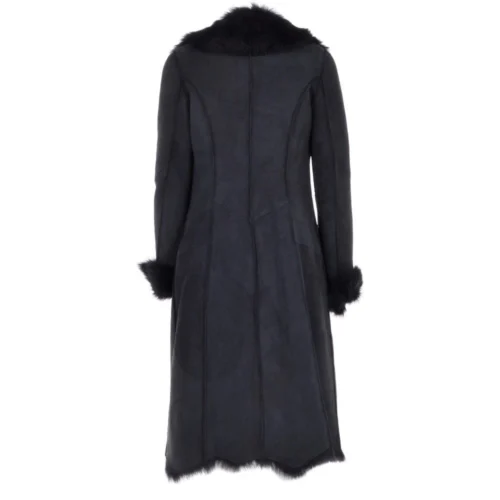 Long Length Toscana Suede Leather Coat Ocean : Alaska 13 Long Length Toscana Suede Leather Coat Ocean : Alaska -The Bridge Store long length toscana suede leather coat ocean alaska p3679 16000 image