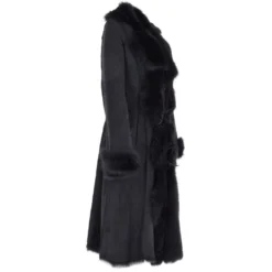 Long Length Toscana Suede Leather Coat Ocean : Alaska 15 Long Length Toscana Suede Leather Coat Ocean : Alaska -Default Template 2 long length toscana suede leather coat ocean alaska p3679 16001 image