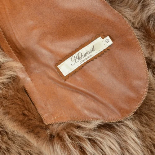 Long Length Toscana Suede Leather Coat Tan : Alaska -The Bridge Store long length toscana suede leather coat tan alaska p883 3806 image