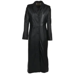 Long Length Trench Coat Black/nap : Adreana