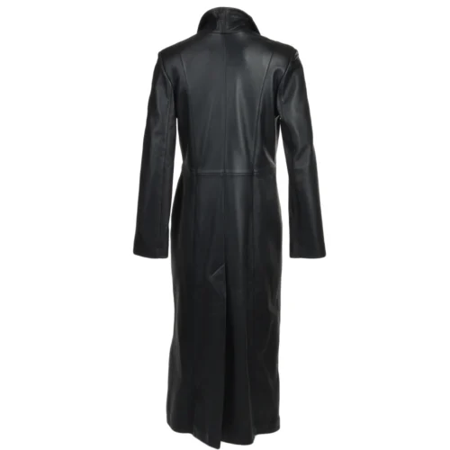Long Length Trench Coat Black/nap : Adreana 9 Long Length Trench Coat Black/nap : Adreana -The Bridge Store long length trench coat black nap adreana p1246 5393 image