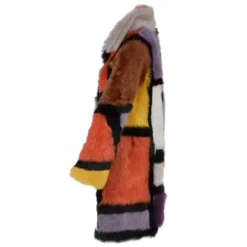 Luxury Patchwork Art Reversible Sheepskin Coat Multi : Monet -Default Template 2 luxury patchwork art reversible sheepskin coat multi monet p1736 7596 image