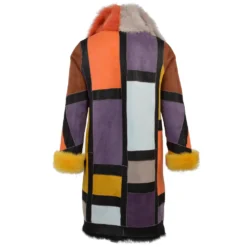 Luxury Patchwork Art Reversible Sheepskin Coat Multi : Monet -Default Template 2 luxury patchwork art reversible sheepskin coat multi monet p1736 7644 image