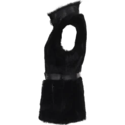 New Products -Default Template 2 luxury shearling gilet black catiyana p992 4311 image