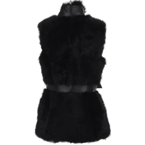 Luxury Shearling Gilet Black: Catiyana 9 Luxury Shearling Gilet Black: Catiyana -The Bridge Store luxury shearling gilet black catiyana p992 4312 image