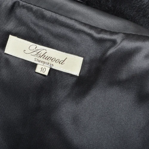 Luxury Shearling Gilet Black: Catiyana 11 Luxury Shearling Gilet Black: Catiyana -The Bridge Store luxury shearling gilet black catiyana p992 4314 image