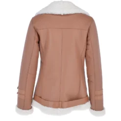 Luxury Side Zip Sheepskin Pilot Jacket Light Tan : Caitlin -Default Template 2 luxury side zip sheepskin pilot jacket light tan caitlin p3769 16290 image