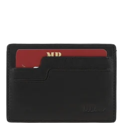 Luxury Slim Leather Wallet Black : MP B21P052