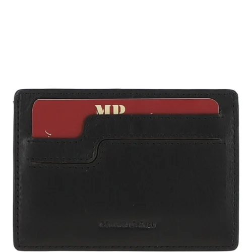 Luxury Slim Leather Wallet Black : MP B21P052 -The Bridge Store marta ponti luxury slim leather wallet black mp b21p052 p4060 17533 image
