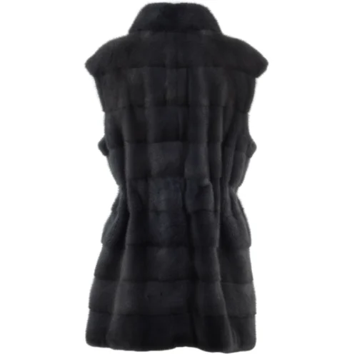 Mink Gilet Grey : Ambrosia -The Bridge Store mink gilet grey ambrosia p1399 6988 image