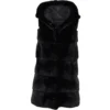 Reversible Mink Hooded Gilet Black : Topaz -Default Template 2 reversible mink hooded gilet black topaz p1419 6996 image