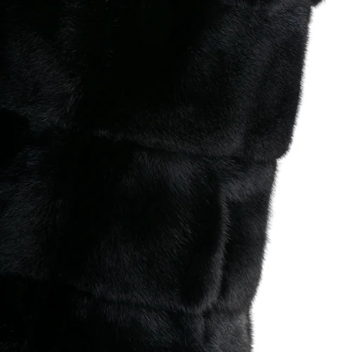 Reversible Mink Hooded Gilet Black : Topaz 16 Reversible Mink Hooded Gilet Black : Topaz -The Bridge Store reversible mink hooded gilet black topaz p1419 7002 image