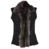 Reversible Toscana Suede Leather Gilet Black : Kashmina 2 Reversible Toscana Suede Leather Gilet Black : Kashmina -Default Template 2 reversible toscana suede leather gilet black kashmina p3075 13400 image