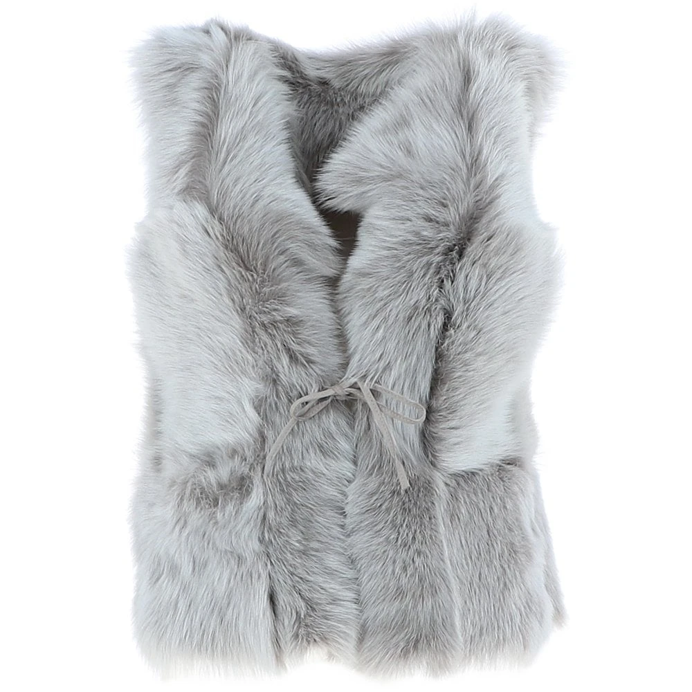 Reversible Toscana Suede Leather Gilet Topo : Kashmina 4 Reversible Toscana Suede Leather Gilet Topo : Kashmina - Image 2