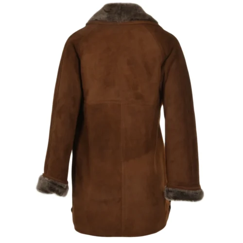 Sheepskin Coat Brown : Florence -The Bridge Store sheepskin coat brown florence p860 3709 image
