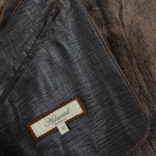 Sheepskin Coat Brown : Florence -The Bridge Store sheepskin coat brown florence p860 3711 image