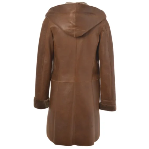 Sheepskin Coat Brown : Helen 9 Sheepskin Coat Brown : Helen -The Bridge Store sheepskin coat brown helen p97 368 image