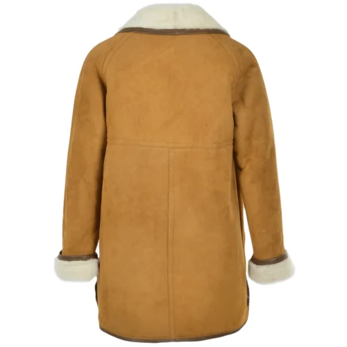 Sheepskin Coat Tan : Florence 9 Sheepskin Coat Tan : Florence -The Bridge Store sheepskin coat tan florence p849 3704 image