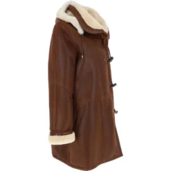 Sheepskin Coat Tan : Olivia -Default Template 2 sheepskin coat tan olivia p850 22050 image