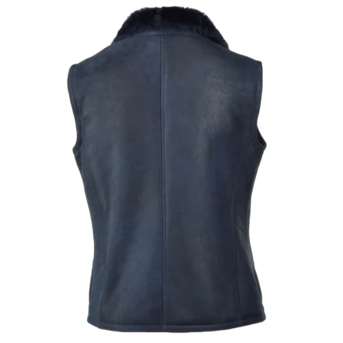 Sheepskin Gilet Ombre Blue : Andorra 9 Sheepskin Gilet Ombre Blue : Andorra -The Bridge Store sheepskin gilet ombre blue andorra p1622 7372 image