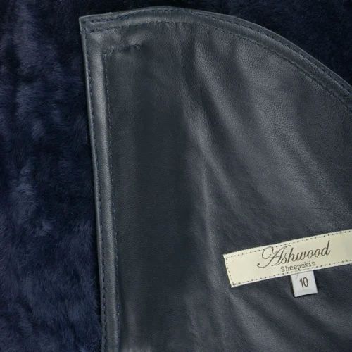 Sheepskin Gilet Ombre Blue : Andorra 11 Sheepskin Gilet Ombre Blue : Andorra -The Bridge Store sheepskin gilet ombre blue andorra p1622 7374 image