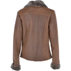 Sheepskin Jacket Tobacco: Imelda -Default Template 2 sheepskin jacket tobacco imelda p3043 13426 image