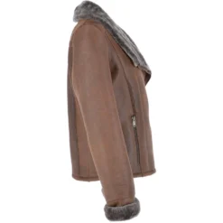 Sheepskin Jacket Tobacco: Imelda -Default Template 2 sheepskin jacket tobacco imelda p3043 13427 image