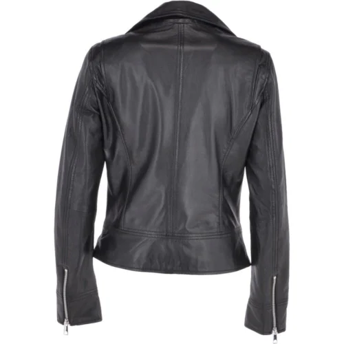 Short Biker Jacket Black : Alyssa -The Bridge Store short biker jacket black alyssa p1713 14958 image