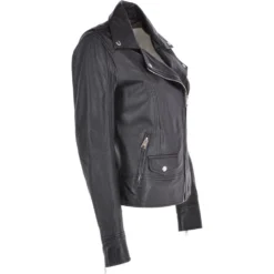 Short Biker Jacket Black : Alyssa -Default Template 2 short biker jacket black alyssa p1713 14959 image