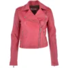 Short Leather Biker Jacket Raspberry : Brooklyn -Default Template 2 short leather biker jacket raspberry brooklyn p3409 14948 image
