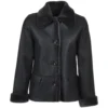 Short Shearling Jacket Black : Elissa -Default Template 2 short shearling jacket black elissa p876 3782 image